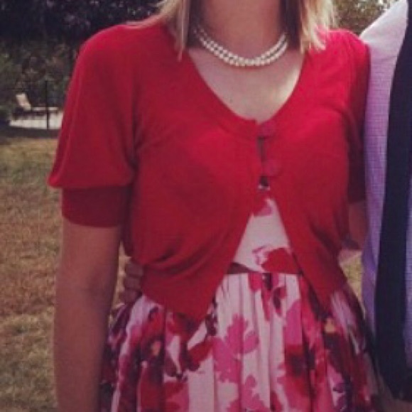 MANGO Cropped Sweater with Puffed Sleeves - Picture 5 of 5